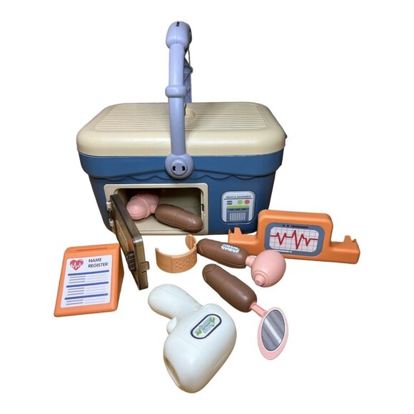 Multi-functional Simulation Doctor Medical Equipment Kit Box Pretend Toy - Picture 3 of 9